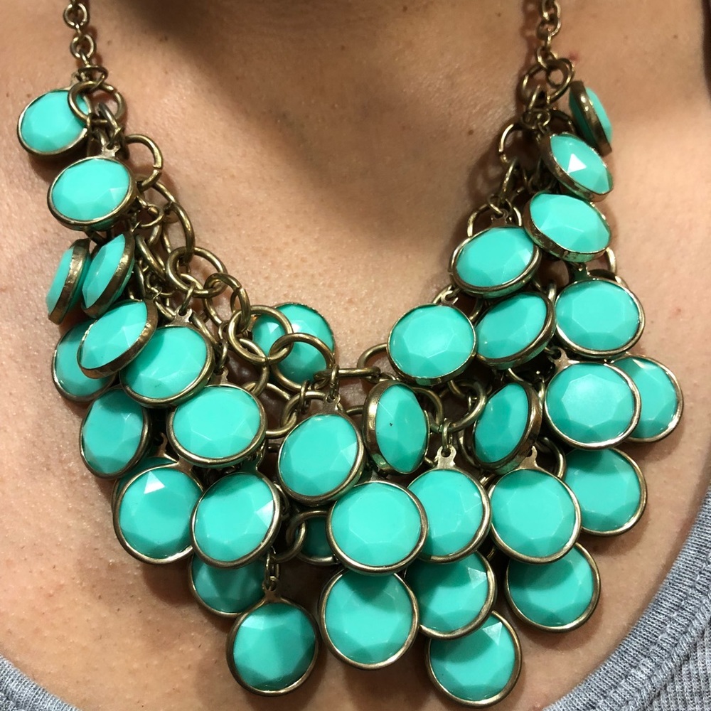Sea green necklace
